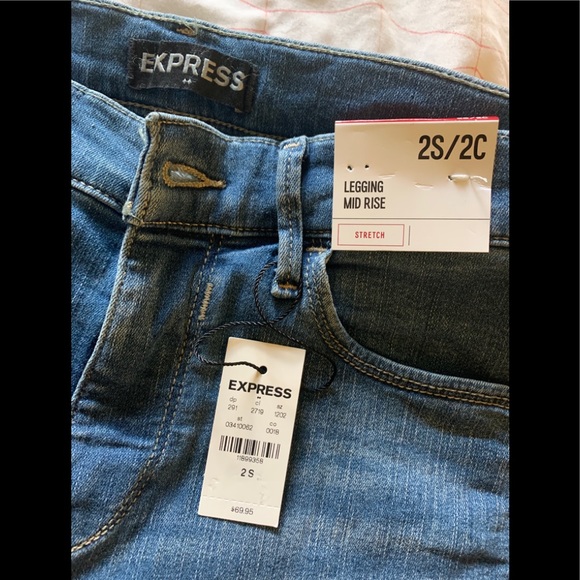 Express Denim - Express Mid-Rise Jean Leggings